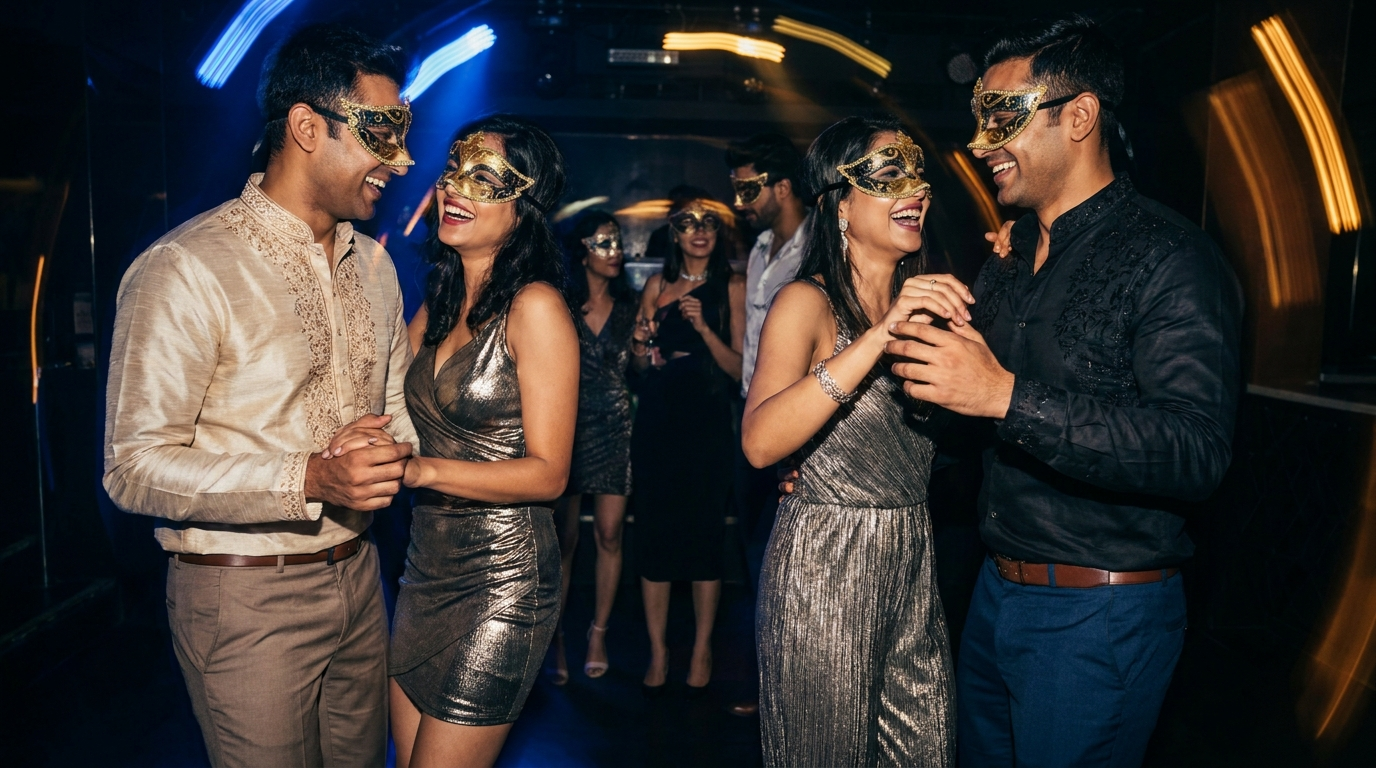 High-energy masquerade ball